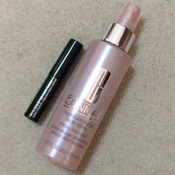 Clinique Other - Clinique Moisture Surge Spray (full size) and High Impact Mascara (deluxe)